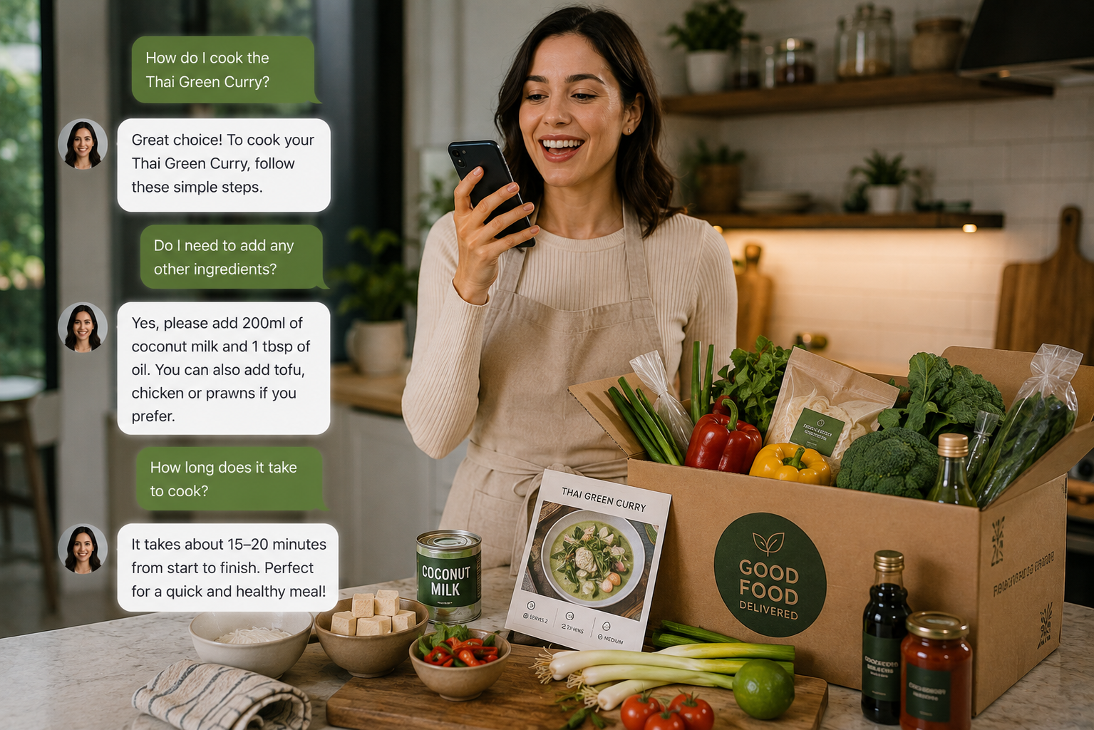 FOOD & SUBSCRIPTION SERVICES: The delivery arrived. Now the customer needs help using it.